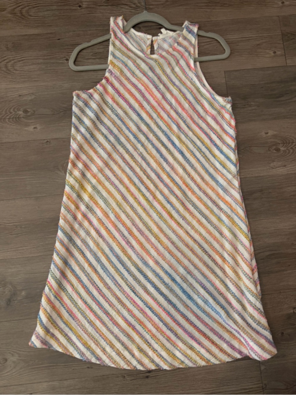 Lou & Grey Pastel Multistripe Sleeveless Shift Dress